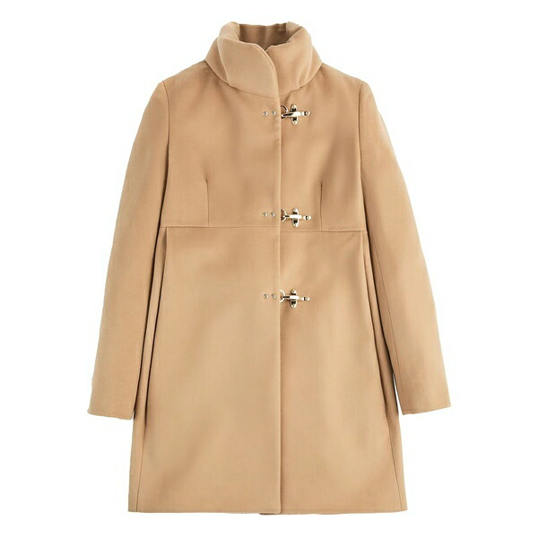 フェイ レディース 厚地の外套 アウター High-neck toggle-fastening coat Neutrals