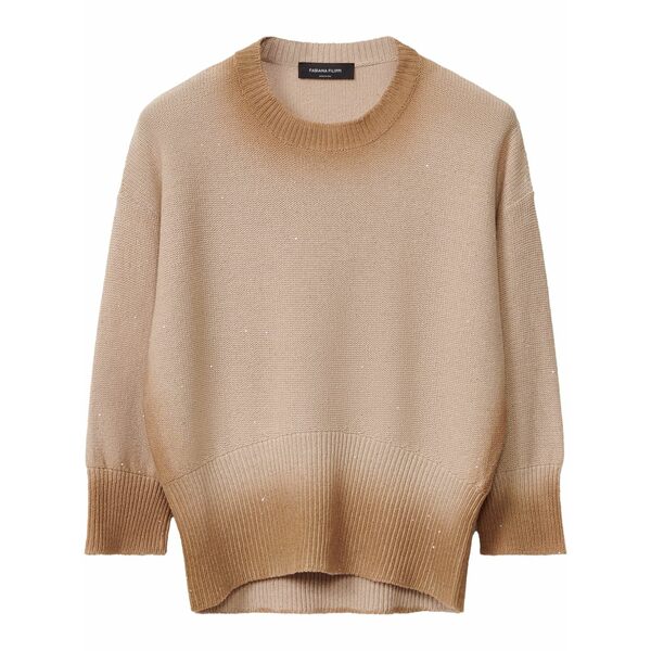 ファビアナ フィリッピ レディース 編み物\u0026スウェーター アウター Gradient-effect sweater Neutrals