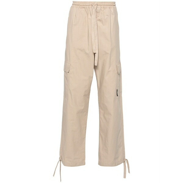 エムエスジイエム メンズ 心地好いズボン下 ボトムス Straight-leg cargo trousers Neutrals