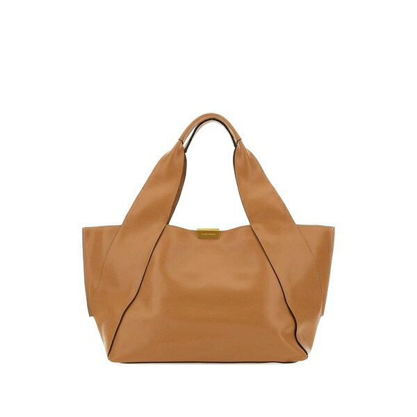 ジャンニ・キアリーニ レディース ショルダーバッグ 御徒面子 Dafne tote bag Brown