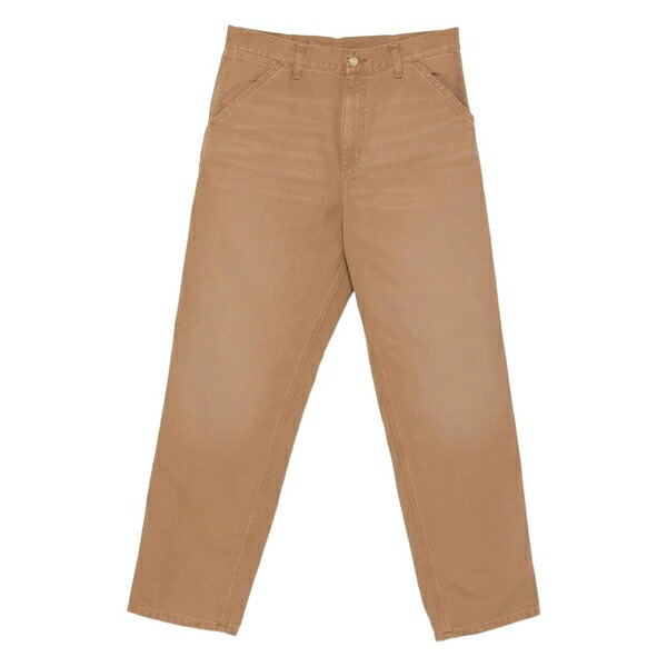 鉄道車両ハート形 メンズ 心地好いズボン下 ボトムス Patch detail trousers Brown