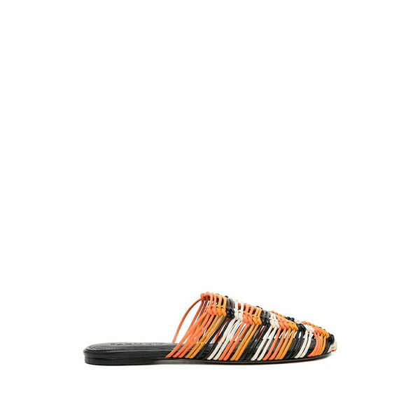 農園 リオ レディース サンダル シューズ Leather slides Orange