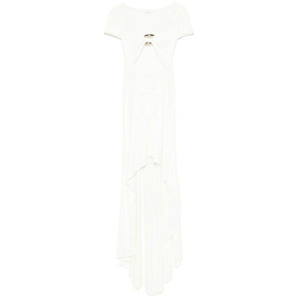 パトリツィア ペペ レディース ワンピース トップス Cut out-detail maxi dress White｜asty