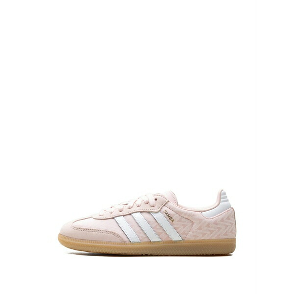 アディダス レディース スニーカー シューズ Samba og zigzag striped sneakers Pink