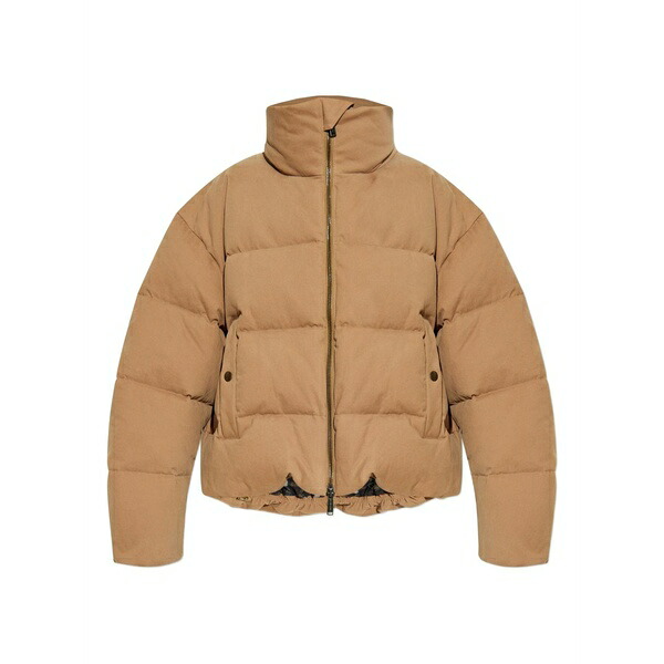 ディースクエアード レディース ジャケット＆ブルゾン アウター Deer-print quilted jacket Brown｜asty