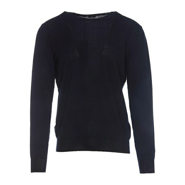 オジオ メンズ 編み物\u0026プルオーバー アウター Long-sleeve sweater Blue