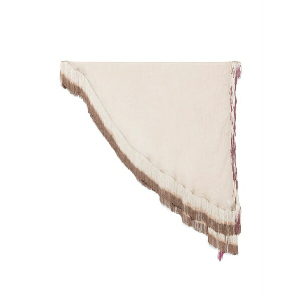 ファリエロ サルティ メンズ 消音装置・袈裟・えり巻き 添え物 New can can fringed scarf Neutrals