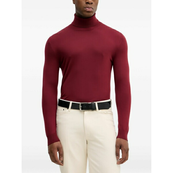 シスレー メンズ パーカー・スウェットシャツ アウター Roll neck sweater Red