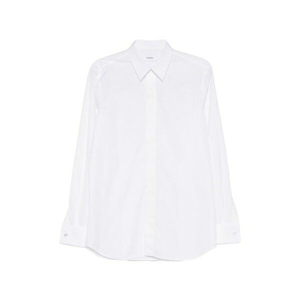 ラルディーニ メンズ シャツ トップス Buttoned shirt White|asty
