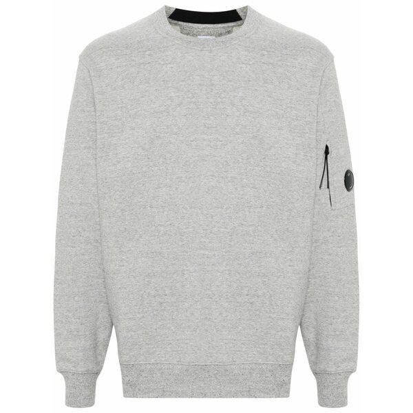 シーピーカンパニー メンズ パーカー・スウェットシャツ アウター Lens-detailed sweatshirt Grey|asty