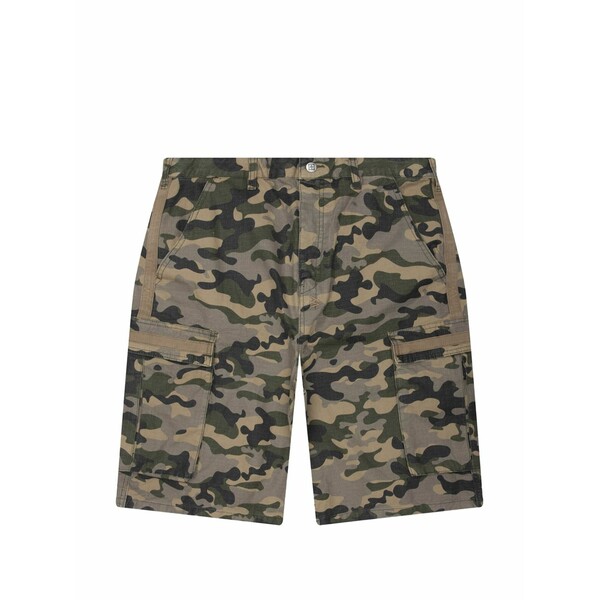 スビ メンズ 心地好いズボン下 ボトムス Troop print cargo shorts Green