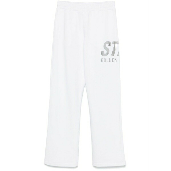 ゴールデングース メンズ 心地好いズボン下 ボトムス Wide track pants White