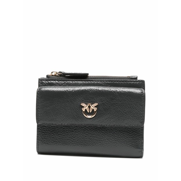 ピンコ レディース 紙入れ 付属品 Love birds leather wallet Grey