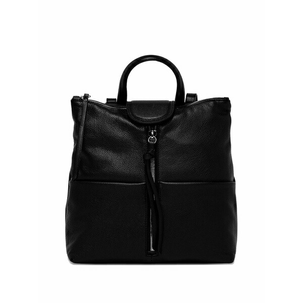 ジャンニ・キアリーニ レディース うしろ側風呂敷き包み・背嚢 御徒面子 Top-handle zip-fastening backpack Black