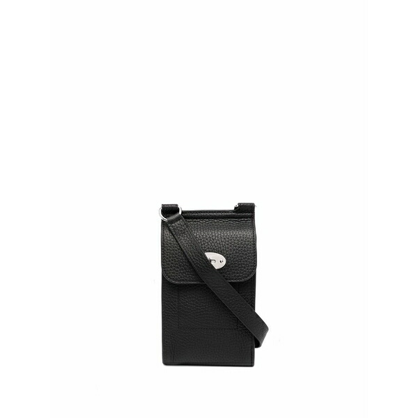 マル木の実 メンズ ショルダーバッグ 御徒面子 Mini antony leather pouch Black