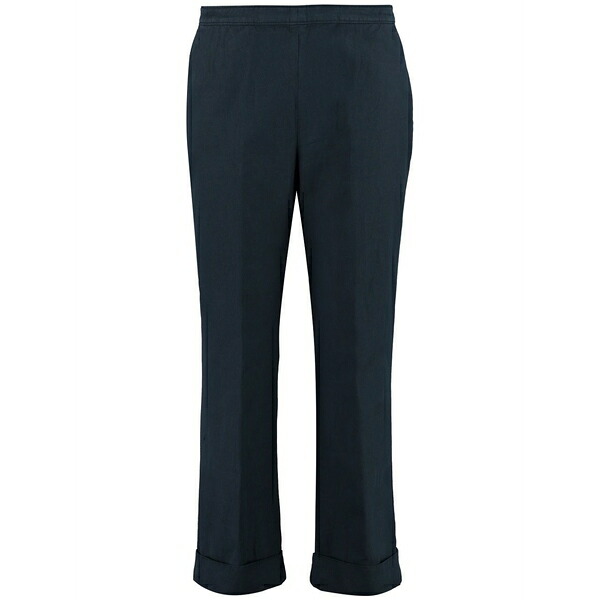 アスペジ レディース 心地好いズボン下 ボトムス Straight-leg trousers Blue