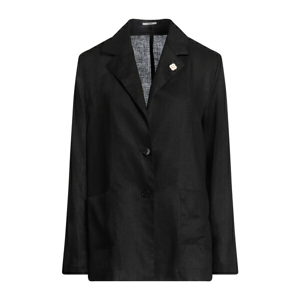 【送料無料】 ラルディーニ レディース ジャケット&ブルゾン アウター Blazers Black|asty