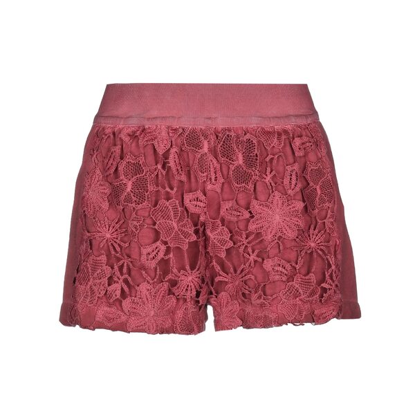 【送料無料】 ハピネス レディース カジュアルパンツ ボトムス Shorts & Bermuda Shorts Red