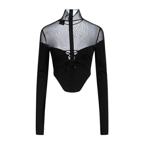 【送料無料】 ピンコ レディース Tシャツ トップス Tops Black