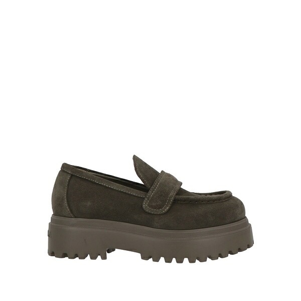 【送料無料】 ル シラ レディース スリッポン・ローファー シューズ Loafers Green
