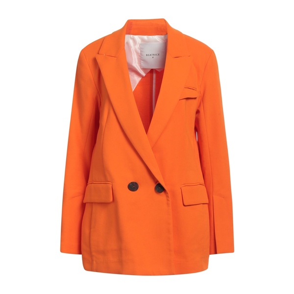 【送料無料】 ビートライス レディース ジャケット&ブルゾン アウター Blazers Orange