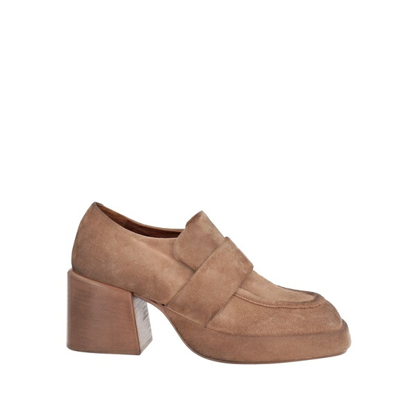 【送料無料】 マーシル レディース スリッポン・ローファー シューズ Loafers Beige
