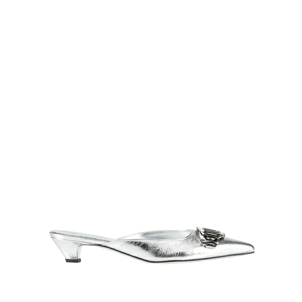 【送料無料】 ディースクエアード レディース サンダル シューズ Mules & Clogs Silver