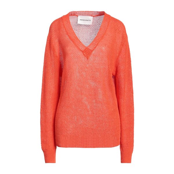 【送料無料】 アマラント レディース ニット&セーター アウター Sweaters Orange