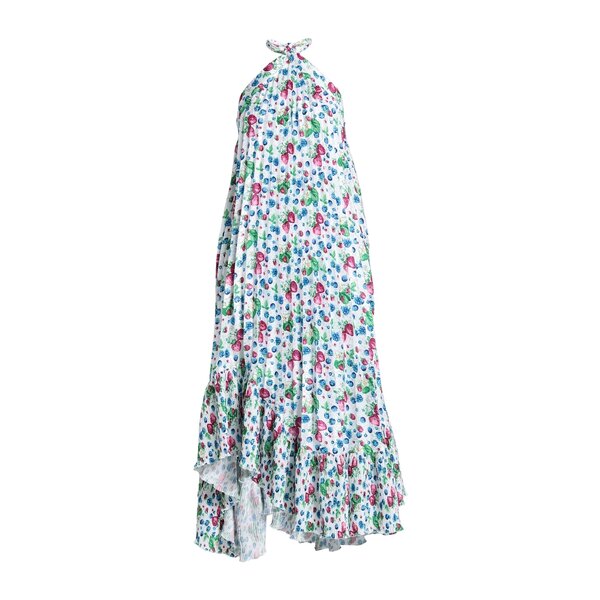 【送料無料】 エムエスジイエム レディース ワンピース トップス Midi dresses White