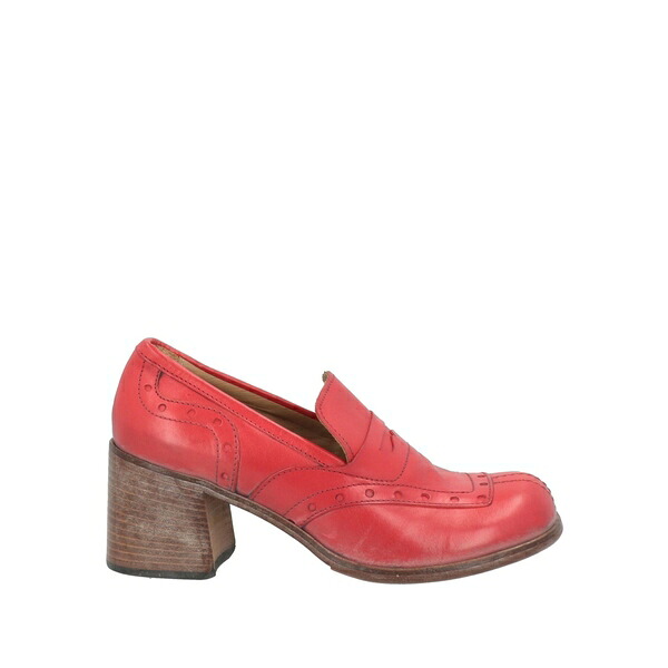 【送料無料】 モマ レディース スリッポン・ローファー シューズ Loafers Red|asty