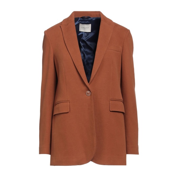 【送料無料】 チルコロ1901 レディース ジャケット＆ブルゾン アウター Blazers Brown