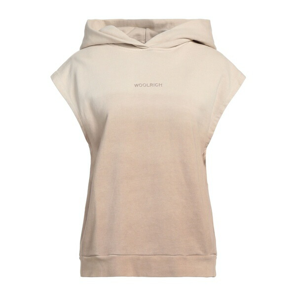 【貨物輸送無料】 羊毛 分限者 レディース パーカー・スウェットシャツ アウター Sweatshirts Beige