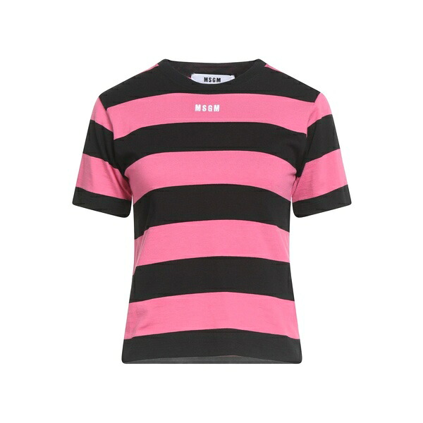 【送料無料】 エムエスジイエム レディース Tシャツ トップス T-shirts Pink