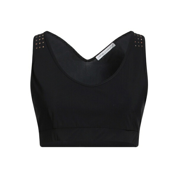 【送料無料】 ラファエラ ダンジェロ レディース Tシャツ トップス Tops Black