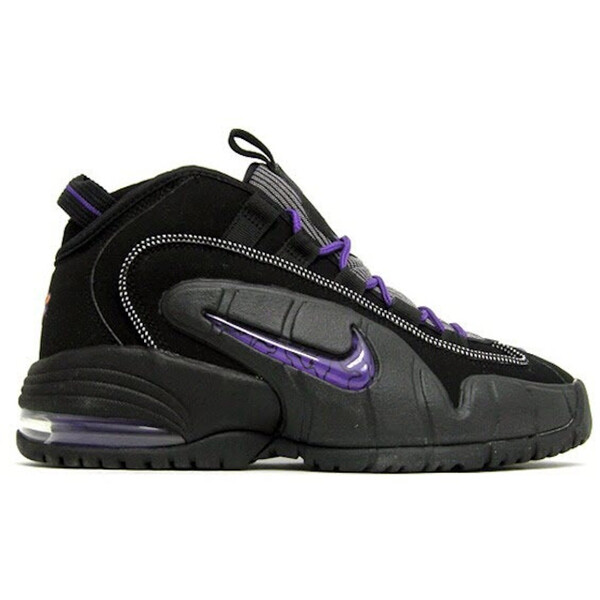 Nike ナイキ メンズ スニーカー  【Nike Air Max Penny 1 Suns (2011)】  大きさ US_9.5(27.5珊) Black/Club Purple-Bright-Mandarin