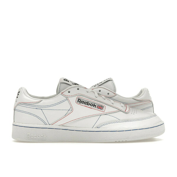 Reebok リーボック メンズ スニーカー  【Reebok Club C 85 Bape White Contrast Stitch】  大きさ US_10(28.0珊) White/White/Contrast