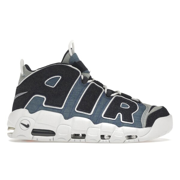 Nike ナイキ メンズ スニーカー  【Nike Air More Uptempo 96 Denim】  大きさ US_11.5(29.5珊) White/Obsidian-Total Orange