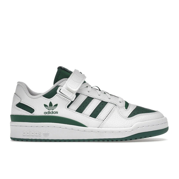 adidas アディダス メンズ スニーカー  【adidas Forum Low White Collegiate Green】  大いさ US_8(26.0糎) Footwear White/Collegiate Green/Footwear White