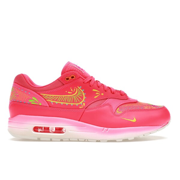 Nike ナイキ メンズ スニーカー  【Nike Air Max 1 PRM Da De Muertos】  大きさ US_6(24.0糎) Hyper Pink/Sail/Opti Yellow/Green Strike