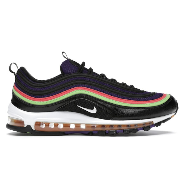 Nike ナイキ メンズ スニーカー  【Nike Air Max 97 Joker】  大きさ US_11.5(29.5珊) Black/White-Court Purple-Kumquat