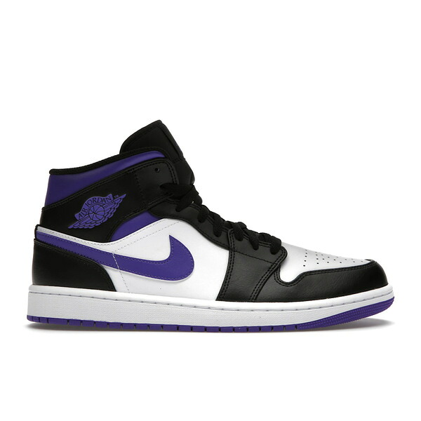 Jordan ジョーダン メンズ スニーカー  【Jordan 1 Mid Dark Iris】  大きさ US_7(25.0珊) Black/Dark Iris-White