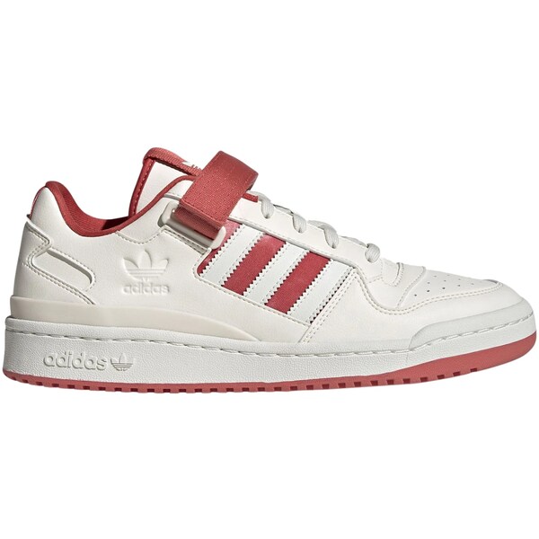 adidas アディダス メンズ スニーカー  【adidas Forum Low White Crew Red】  大きさ US_7.5(25.5糎) Chalk White/White Tint/Crew Red