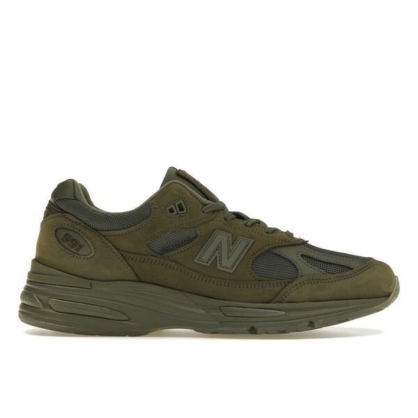 New Balance ニュー平衡にする メンズ スニーカー  【New Balance 991v2 MiUK Stone Island Ghost Pack Green】  大いさ US_6.5(24.5糎) Green/Green