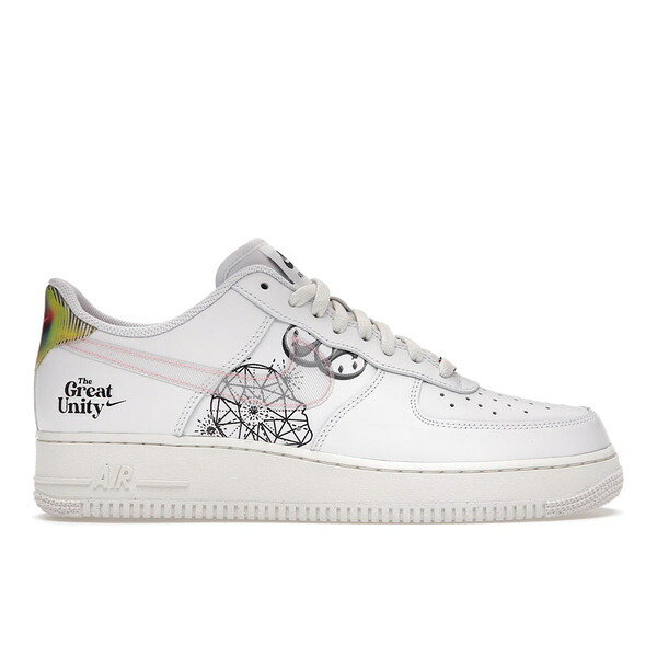 Nike ナイキ メンズ スニーカー  【Nike Air Force 1 Low The Great Unity】  大きさ US_8.5(26.5珊) White/White-Green-Pink