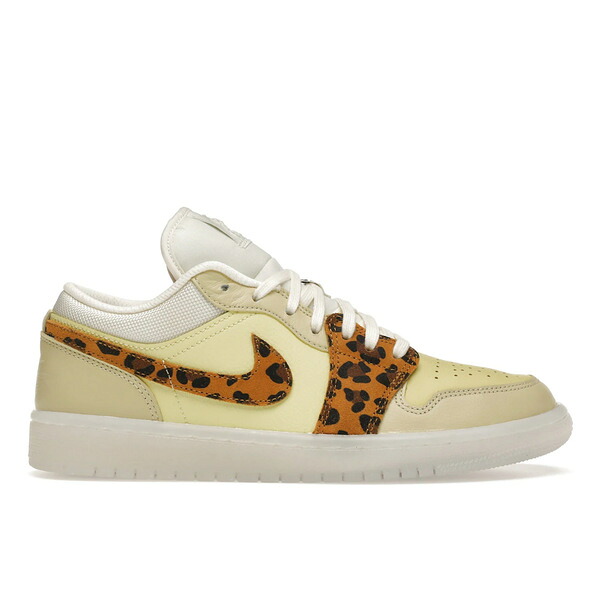 Jordan ジョーダン レディース スニーカー 【Jordan 1 Low SNKRS Day (Women's)】 サイズ US_W_11.5 White/Yellow-Clear-Leopard｜asty