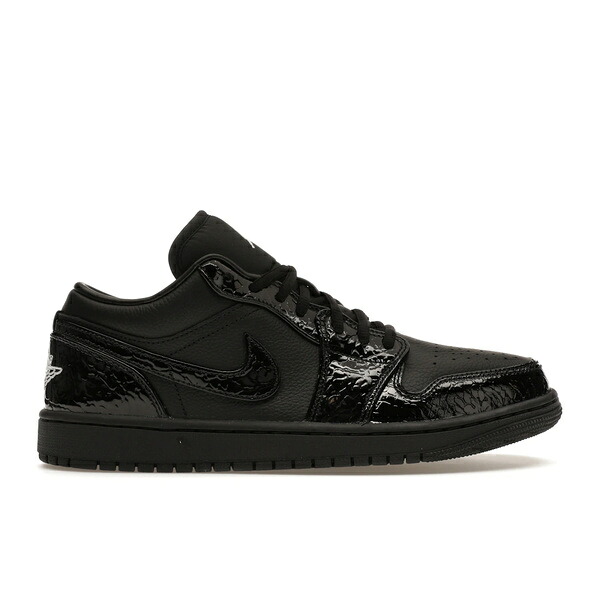 Jordan ジョーダン レディース スニーカー 【Jordan 1 Low SE Patent Elephant Black (Women's)】 サイズ US_W_10.5 Black/Black-White-Metallic Silver｜asty