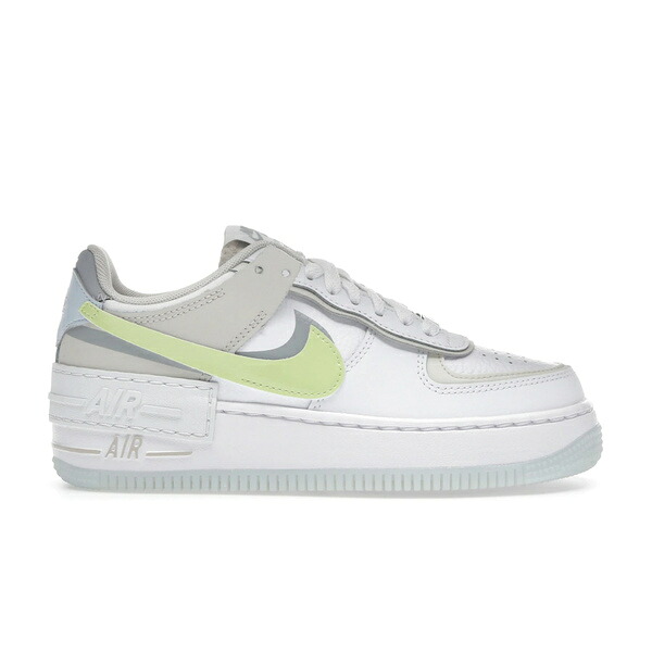 Nike ナイキ レディース スニーカー  【Nike Air Force 1 Low Shadow White Lemon Twist (Women\u0027s)】  大きさ US_7.5(24.5糎) White/Light Lemon Twist/Wolf Grey