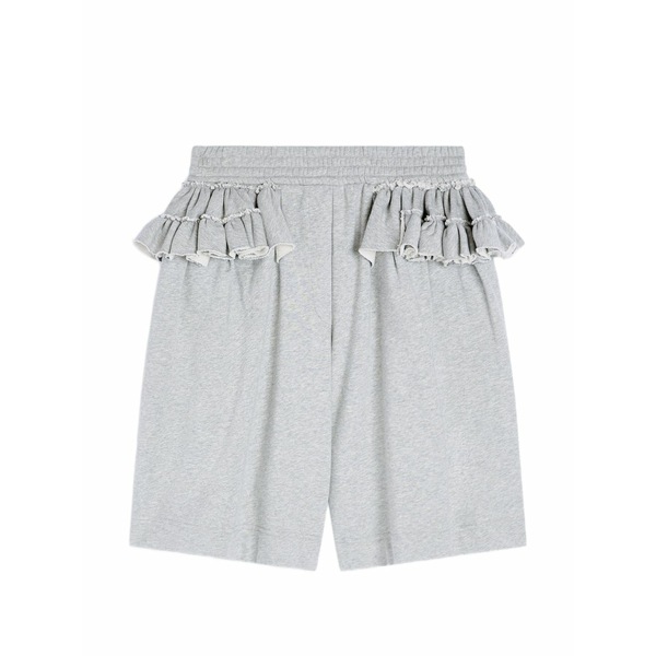 ドリス・ヴァン・ノッテン レディース 心地好いズボン下 ボトムス Ruffled loose shorts Grey