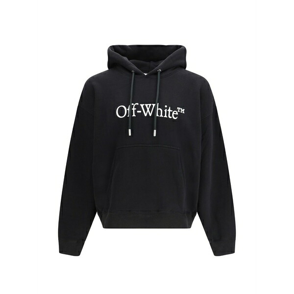 象牙色 メンズ パーカー・スウェットシャツ アウター  big bookish skate hooded sweatshirt Black