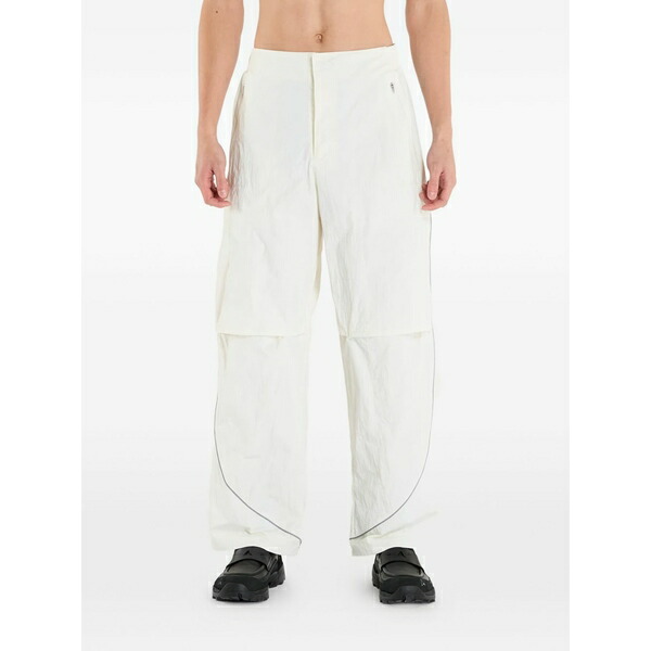 アディダス メンズ 心地好いズボン下 ボトムス Airdrome shield panelled trousers White